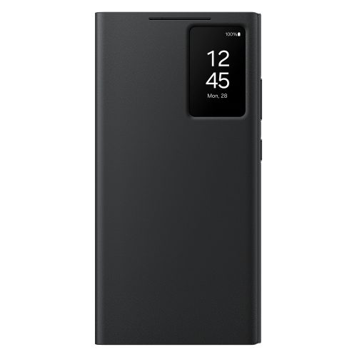 Oriģināls korpuss Smart View seifs ar Samsung Galaxy S24 Ultra Black