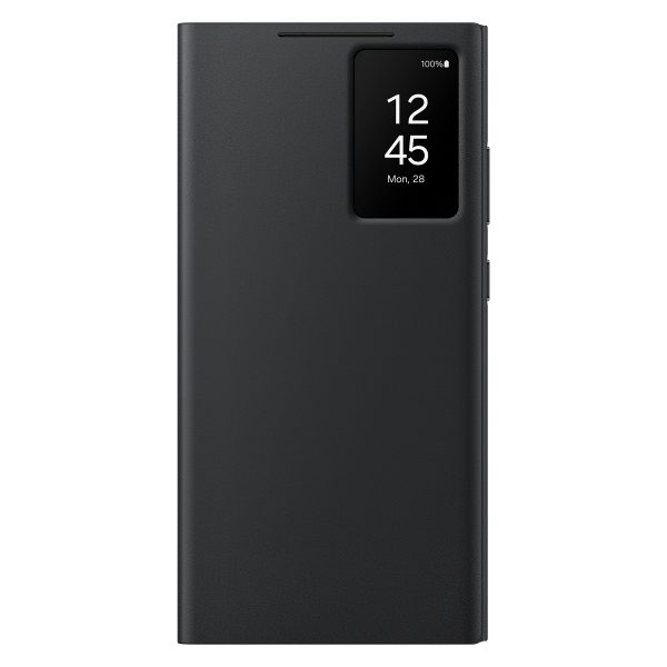 Oriģināls korpuss Smart View seifs ar Samsung Galaxy S24 Ultra Black