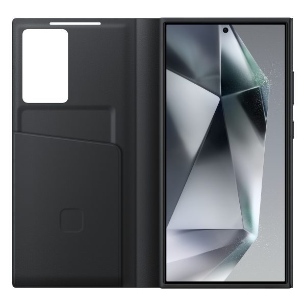 Oriģināls korpuss Smart View seifs ar Samsung Galaxy S24 Ultra Black