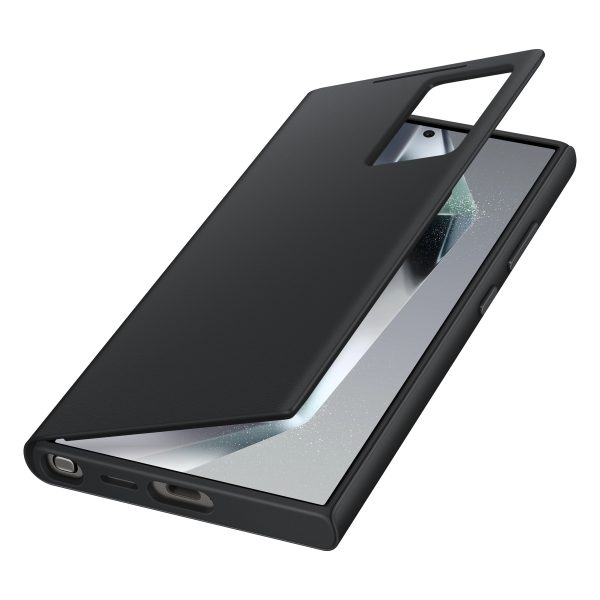 Oriģināls korpuss Smart View seifs ar Samsung Galaxy S24 Ultra Black