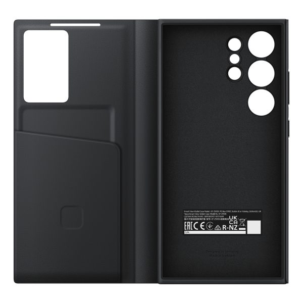 Oriģināls korpuss Smart View seifs ar Samsung Galaxy S24 Ultra Black