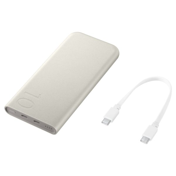 Oriģināls PowerBank Fast Charge 2X USB-C 25W 1000MAH smilškrāsa