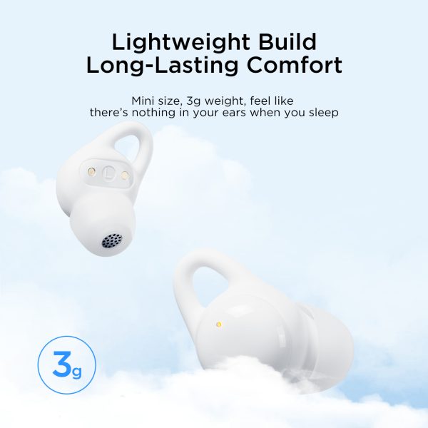 TWS COZYDOTS sērijas bezvadu austiņas ar aktīvu Bluetooth trokšņa samazināšanu 5.3 balts