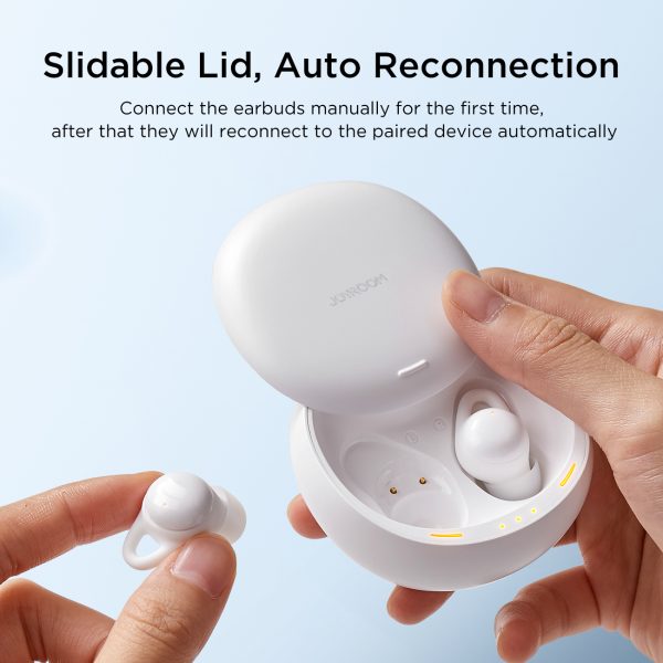 TWS COZYDOTS sērijas bezvadu austiņas ar aktīvu Bluetooth trokšņa samazināšanu 5.3 balts