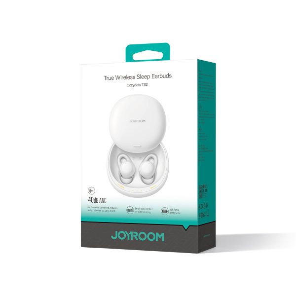 TWS COZYDOTS sērijas bezvadu austiņas ar aktīvu Bluetooth trokšņa samazināšanu 5.3 balts