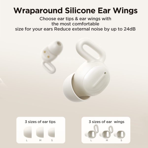 TWS COZYDOTS sērija ar Bluetooth 5.3 bezvadu austiņām ar balta trokšņa slāpēšanu