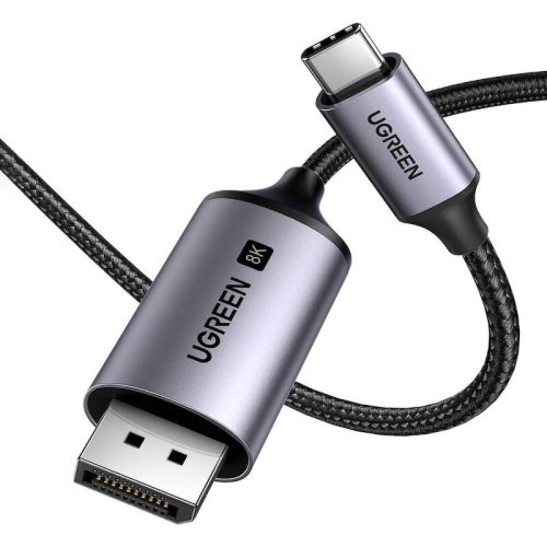 Kabeļa audio Wego USB -C Video - DisplayPort 8K HDR HDCP2.3 EARC 2M GREY