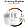 Bezvadu austiņas T6 hitune ar ANC + USB-A Cable-USB-C White White