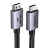 HDMI 2.1 8K kabeļa kabeļa sertificēts īpaši ātrgaitas 1m pelēks
