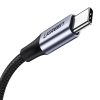 Kabeļa audio wideo kabelis USB -C - DisplayPort 8K HDR HDCP2.3 EARC 3M pelēks