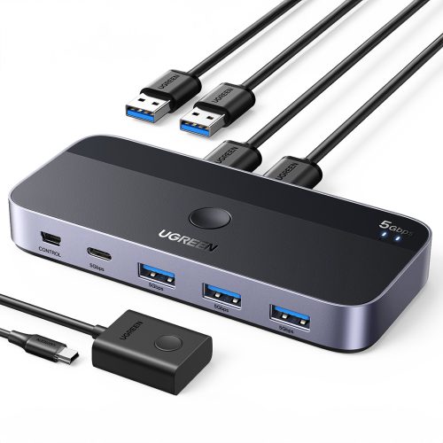 Slēdzis 2-in-4 slēdzi 2 USB 3