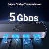Slēdzis 2-in-4 slēdzi 2 USB 3,0 + 2x USB kabelis