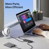 Centra adaptera izplatītājs 4x USB-A 3.0 Port + USB-A 3.0 kabeļa melns
