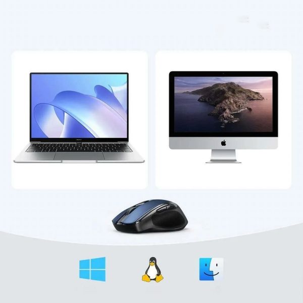 4 GHz Bluetooth 5.0 Optical 4000 DPI Blue