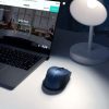 Precīza USB bezvadu pele 2,4 GHz Bluetooth 5.0 Optical 4000 DPI Blue