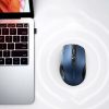 Precīza USB bezvadu pele 2,4 GHz Bluetooth 5.0 Optical 4000 DPI Blue
