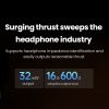 Austiņu pastiprinātāja audio adapteris USB-C adapteris mini ligzdai 3,5 mm melns