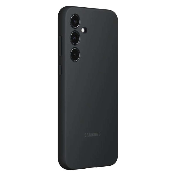 Oriģināls silikona korpuss Samsung Galaxy A35 Black