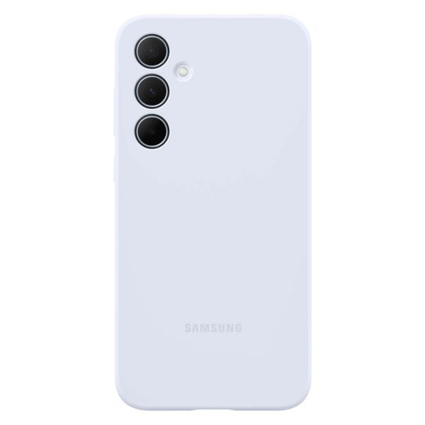 Oriģināls silikona korpuss Samsung Galaxy A35 Blue