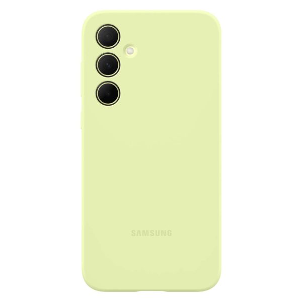 Oriģināls silikona korpuss Samsung Galaxy A35 Green