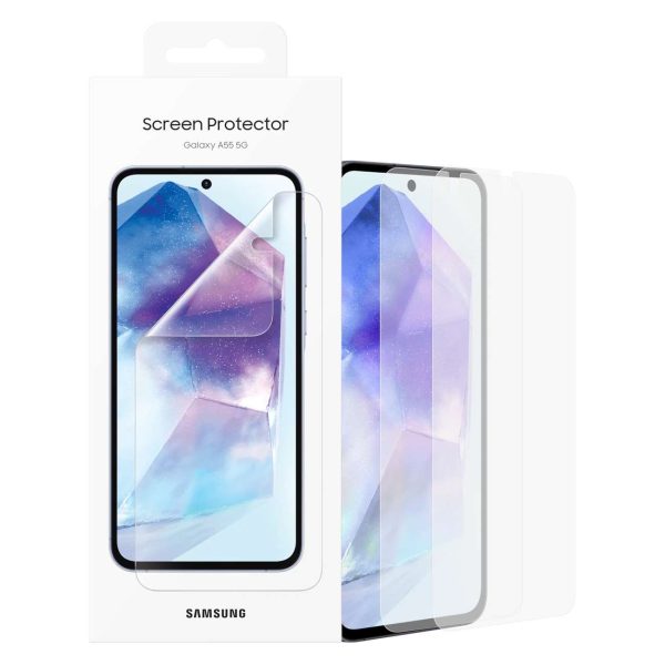 2 x Samsung Galaxy A55 ekrāna oriģinālā aizsargājošā plēve ekrānam
