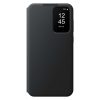 Oriģināls vieda skata maka korpuss ar Samsung Galaxy A55 melno atloku
