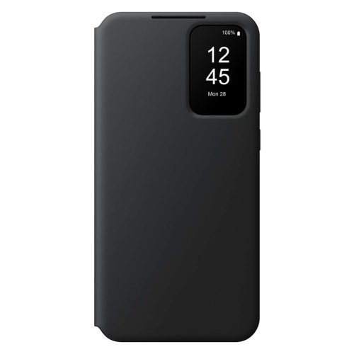 Oriģināls vieda skata maka korpuss ar Samsung Galaxy A55 melno atloku