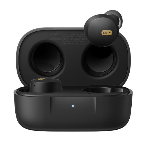 Bowie E18 TWS ENC IPX4 USB-C melnās bezvadu austiņas