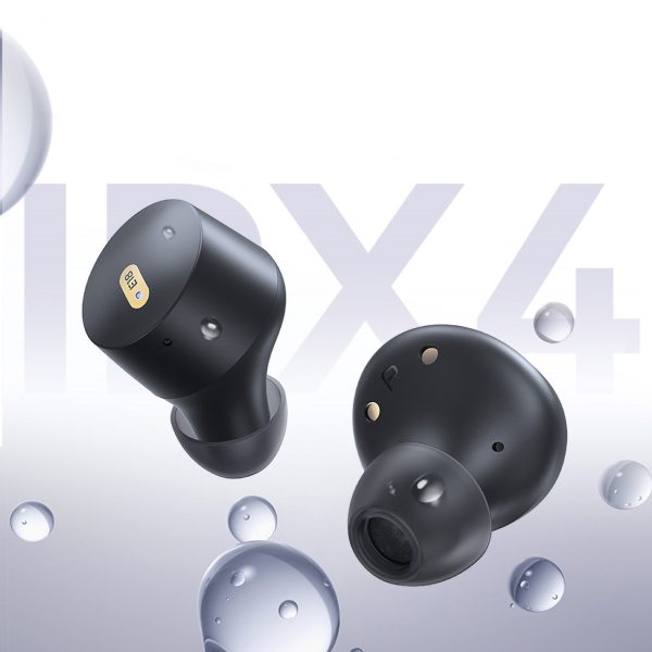Bowie E18 TWS ENC IPX4 USB-C melnās bezvadu austiņas