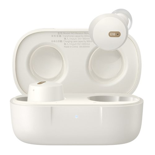 Bowie E18 TWS ENC IPX4 USB-C baltas bezvadu austiņas