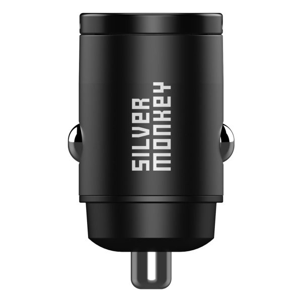 Automašīnas lādētājs 30W šķiltavas ligzdai 1x USB-C PD Black