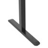 Rāmja rāmja galds ar elektriskā augstuma regulēšanu 73-123 cm līdz 80 kg melns