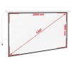 Electry Ceplors Ceport Ceplors Mathe White 133 '' 302x201 cm 16: 9