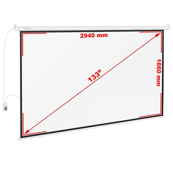 Electry Ceplors Ceport Ceplors Mathe White 133 '' 302x201 cm 16: 9