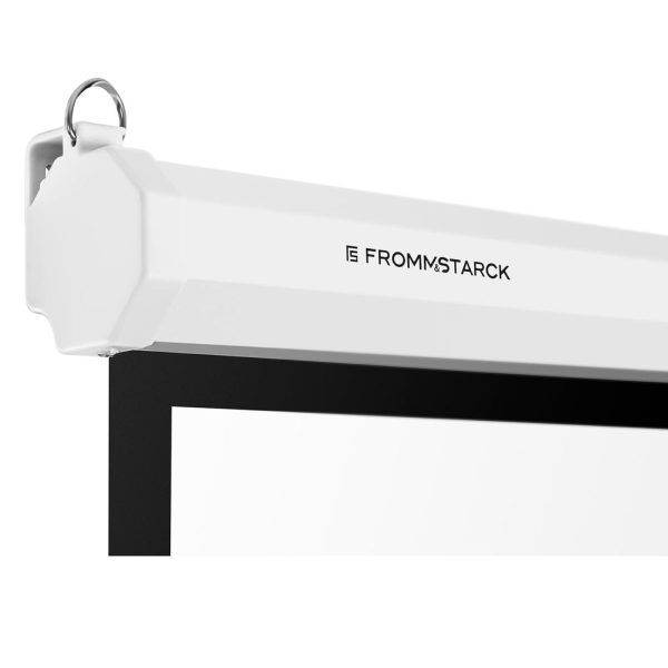 Ekrāns projektora daļēji -automātiskajiem sienas griestiem matēti balti 150 '' 312.8x239 cm 4: 3