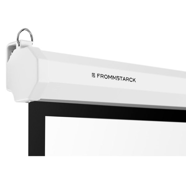 Ekrāns projektora daļēji -automātiskajiem sienas griestiem matēti balts 150 '' 340x210 cm 16: 9