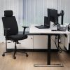 Priekšsēdētājs Ergonomiskais biroja priekšsēdētājs ar galveno balstu Maksu. 200 kg