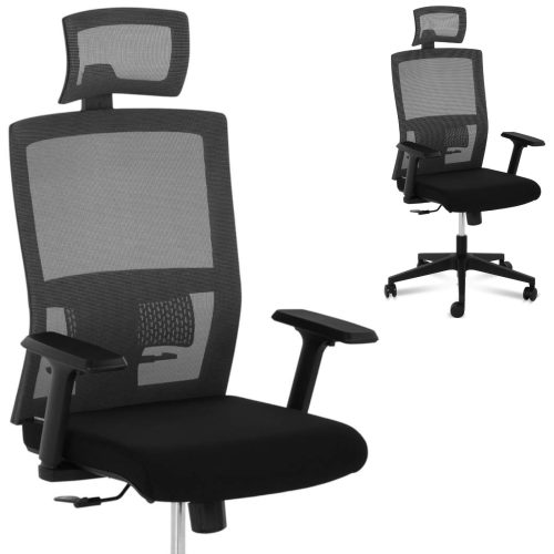 Priekšsēdētāja ergonomiskā voljera birojs ar jostas atbalstu un headboard Max. 150 kg