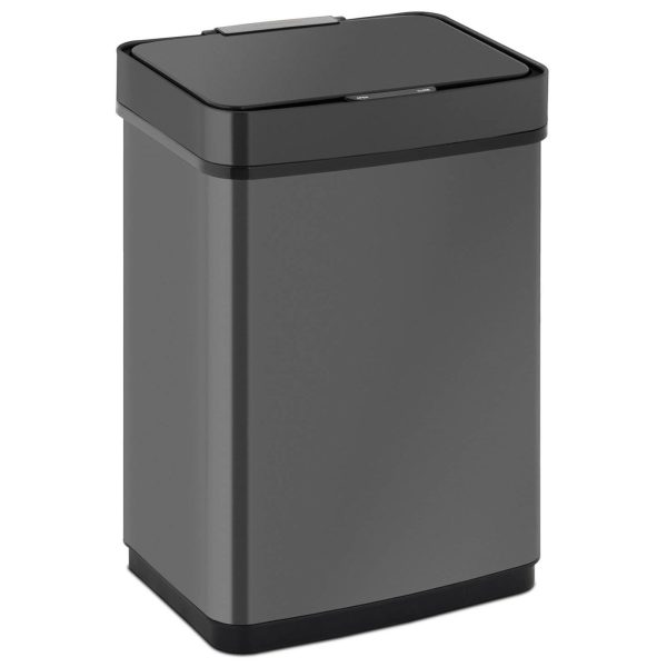 10260206-1 Pretkontakta taisnstūra automātiskā miskaste ar 30 cm 50 litru kustības sensoru