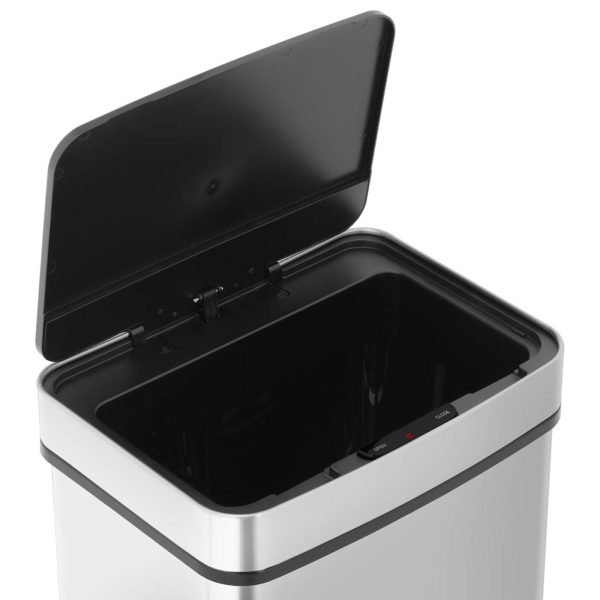 Automātiska taisnstūra automātiskā miskaste ar 30 cm 60 litru kustības sensoru