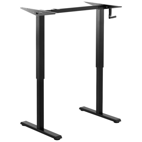 10260307-3 Galda rāmis manuāli regulējams uz kloķa augstuma 73-124 cm maks. 70 kg melns