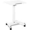 Tabulas klēpjdatoru statīvs ir noregulējams uz riteņiem 60 x 52 cm 760 - 1130 mm
