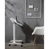 Tabulas klēpjdatoru statīvs ir noregulējams uz riteņiem 60 x 52 cm 760 - 1130 mm