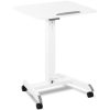 Tabulas klēpjdatoru statīvs ir noregulējams uz riteņiem 60 x 52 cm 825 - 1185 mm