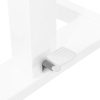 Tabulas klēpjdatoru statīvs ir noregulējams uz riteņiem 60 x 52 cm 825 - 1185 mm