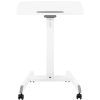 Tabulas klēpjdatoru statīvs ir noregulējams uz riteņiem 60 x 52 cm 825 - 1185 mm