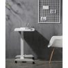Tabulas klēpjdatoru statīvs ir regulējams uz riteņiem 60 x 52 cm 760 - 1130 mm