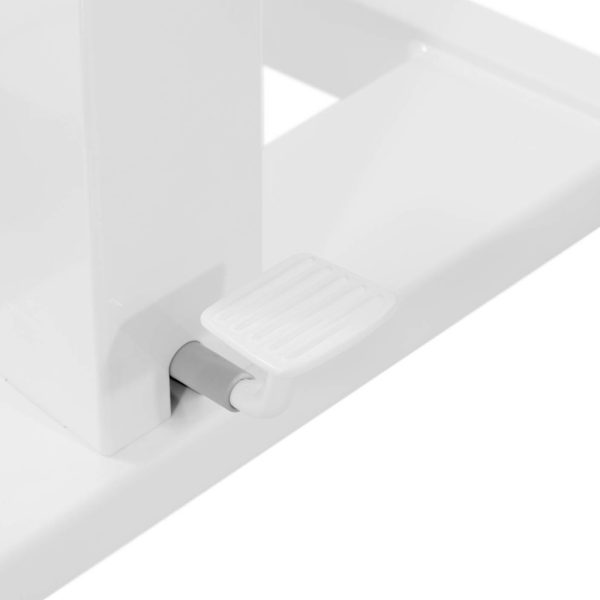 Tabulas klēpjdatoru statīva ir noregulējama ar plauktu 80 x 56 cm 760 - 1130 mm