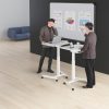 Tabulas klēpjdatoru statīva ir noregulējama ar plauktu 80 x 56 cm 760 - 1130 mm