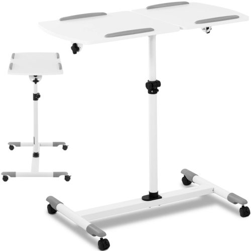 Galda galds klēpjdatoram noliektām regulējamiem 2 topiem 43 x 91 cm 700 - 1100 mm